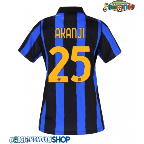 Maglie da calcio Inter Milan Manuel Akanji #25 Prima Maglia Femminile 2026-27 Manica Corta